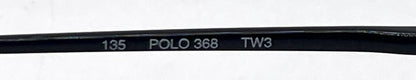 Polo Ralph Lauren 368 Black Gunmetal Sunglasses-Custom Black Gradient Lenses-Unworn