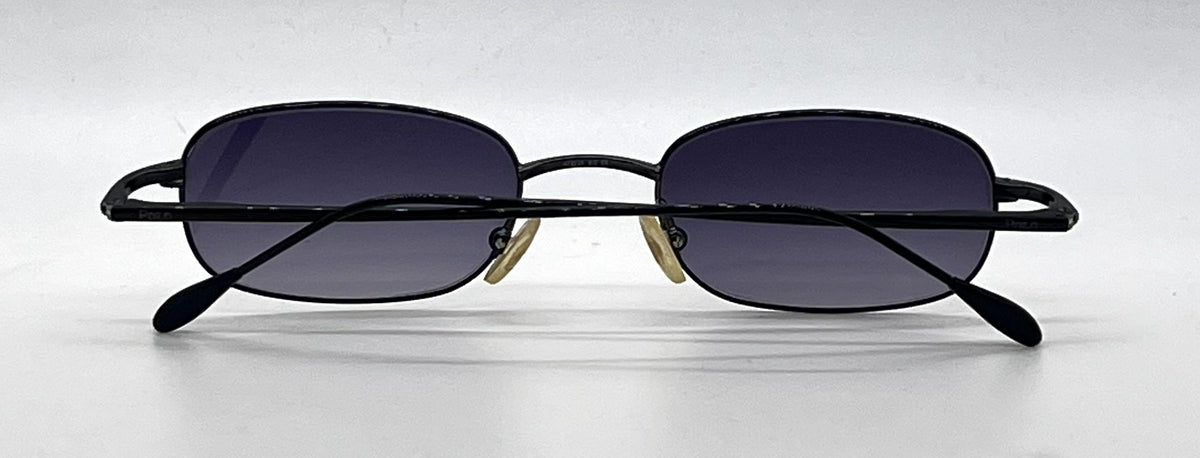 Polo Ralph Lauren 368 Black Gunmetal Sunglasses-Custom Black Gradient Lenses-Unworn