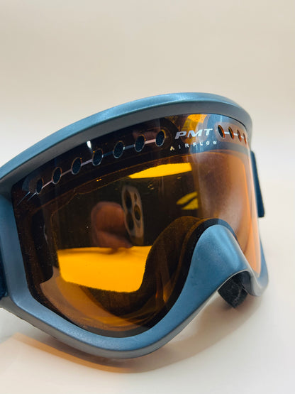 Smith Optics PMT Airflow Ski/Snowboard Goggles Cobalt Gold Lens Rare Model