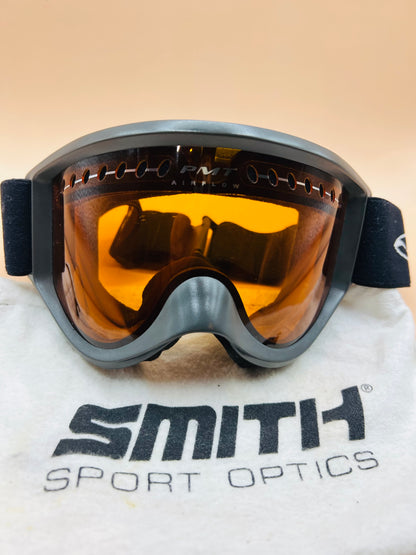 Smith Optics PMT Airflow Ski/Snowboard Goggles Cobalt Gold Lens Rare Model