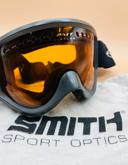 Smith Optics PMT Airflow Ski/Snowboard Goggles Cobalt Gold Lens Rare Model