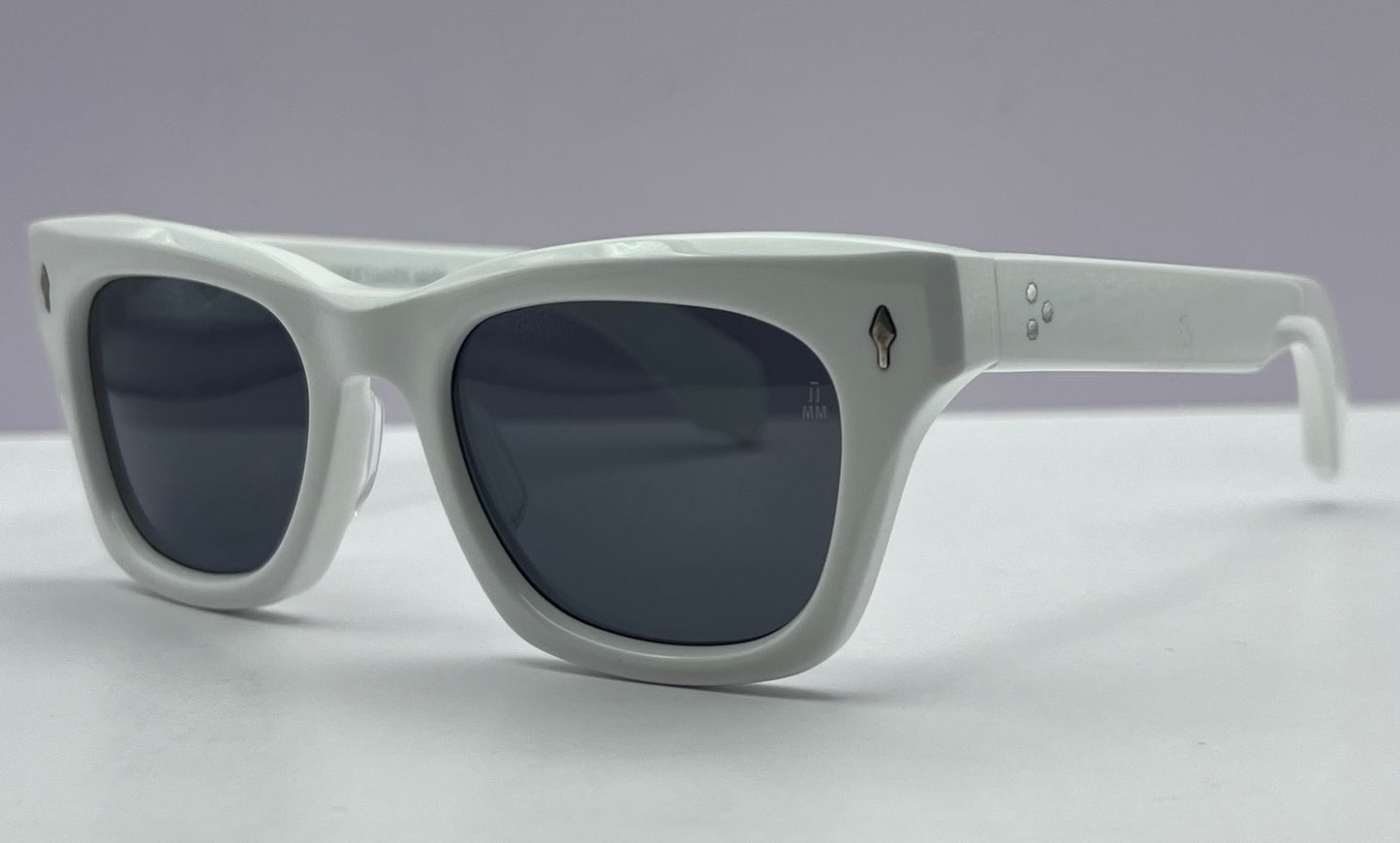 Jacques Marie Mage DEALAN Sunglasses-White-LTD Of 250-Mint Condition-100% Authentic