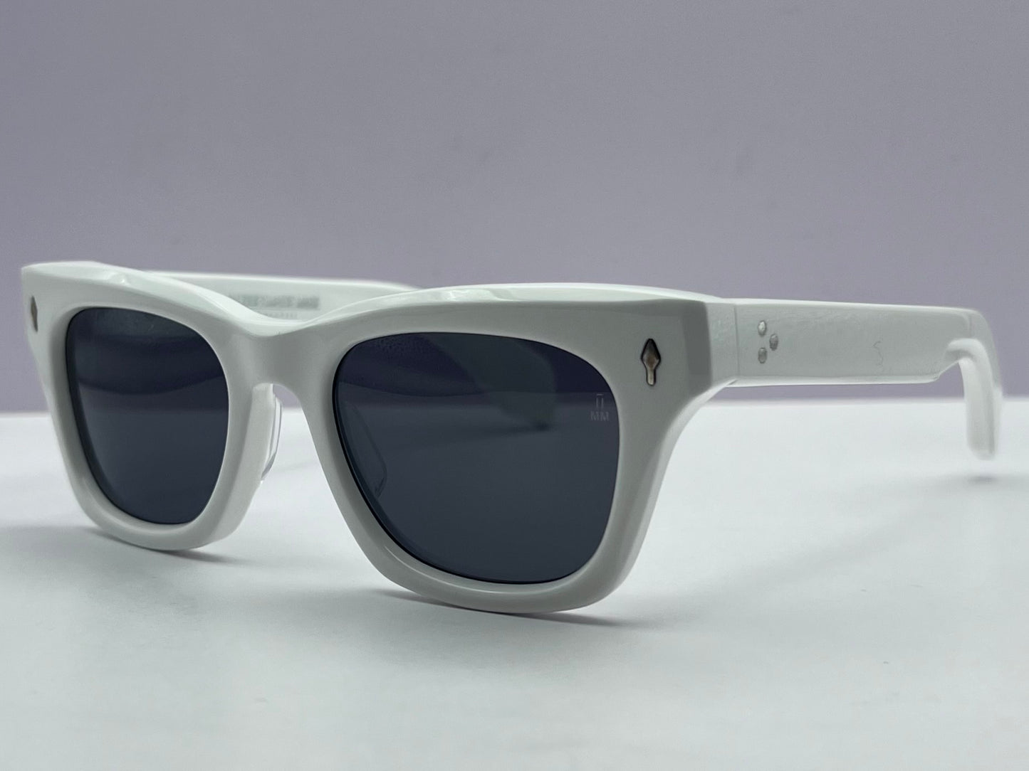 Jacques Marie Mage DEALAN Sunglasses-White-LTD Of 250-Mint Condition-100% Authentic