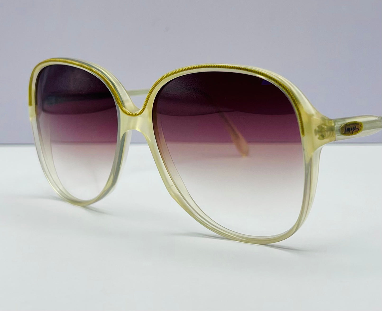 VINTAGE IMAGE Frame RENEWED Into Sunglasses-w/NEW CUSTOM “Berkos Designs” Lenses