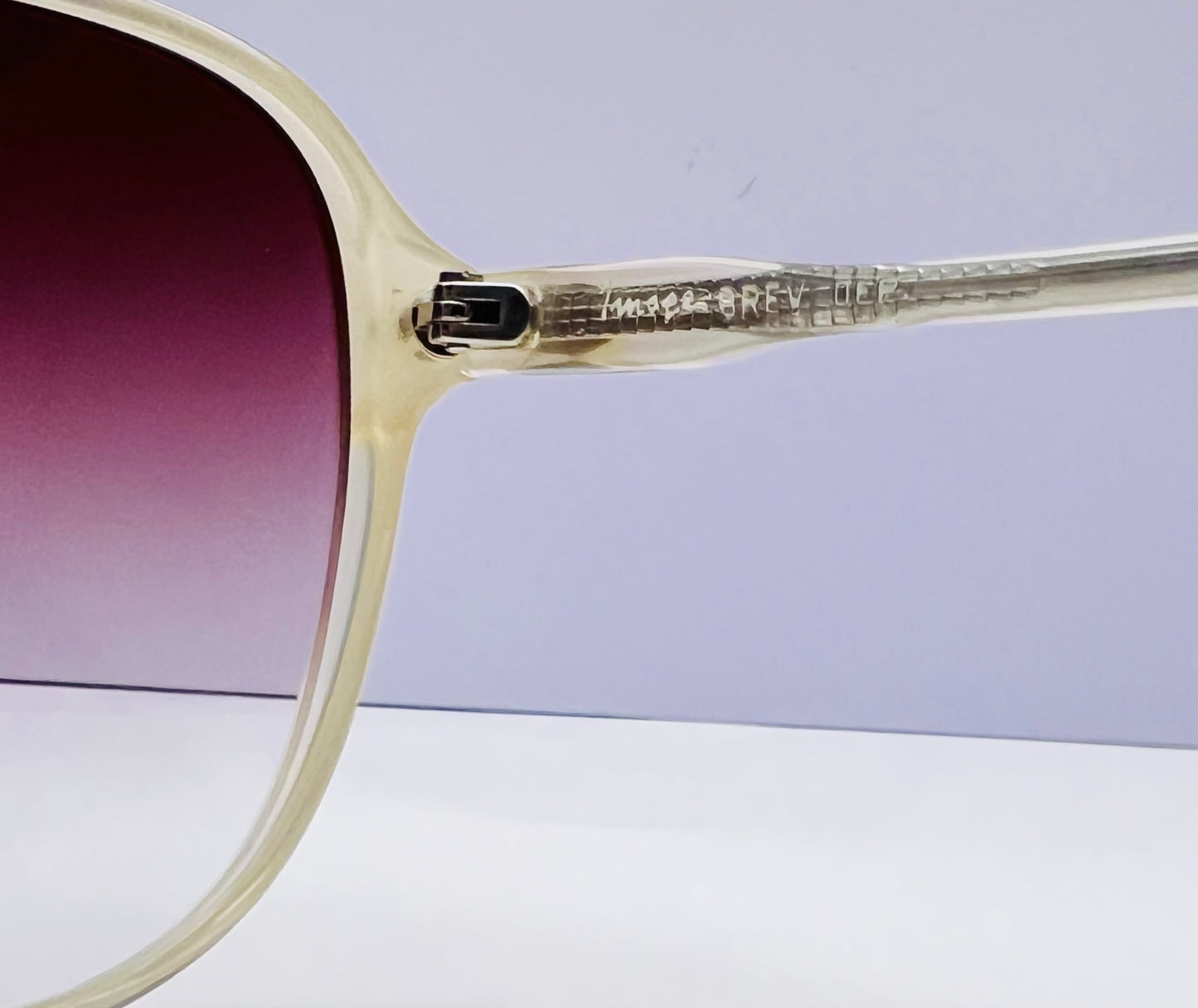 VINTAGE IMAGE Frame RENEWED Into Sunglasses-w/NEW CUSTOM “Berkos Designs” Lenses