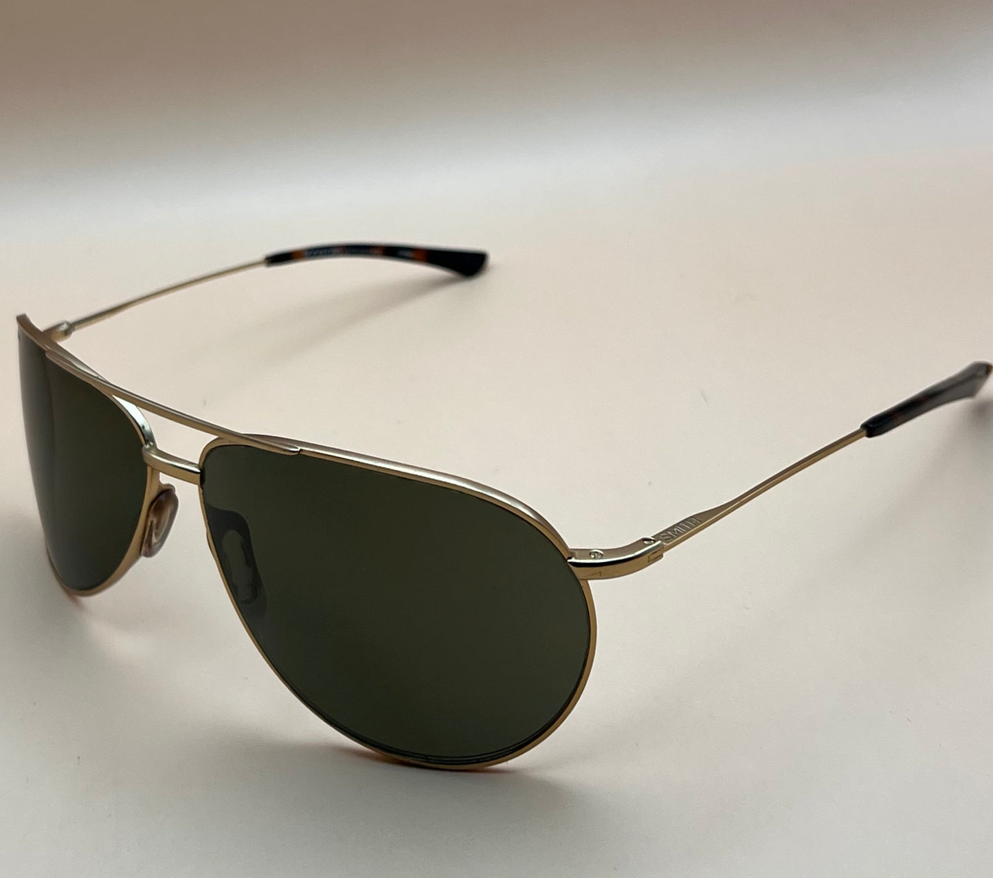 Smith Rockford Sunglasses-Matte Gold AOZ-Aviator-Polarized- Category 3 Tint / 65-13 130