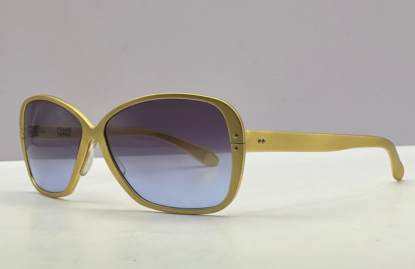 Vintage Japanese Aluminum Frame Revived with Brand New Berko’s Design Custom Gradient Lenses