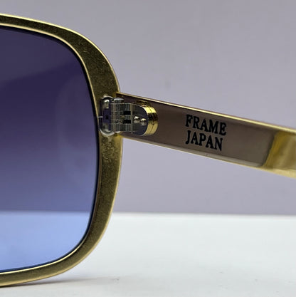 Vintage Japanese Aluminum Frame Revived with Brand New Berko’s Design Custom Gradient Lenses