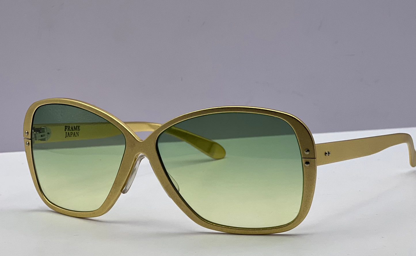 Vintage Japanese Aluminum Frame Revived with Brand New Berko’s Design Custom Gradient Lenses