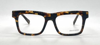 Alain Mikli Demetre A03114 002 Blue / Brown Tortoise Eyeglasses-Unworn-Italy