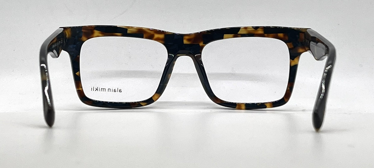 Alain Mikli Demetre A03114 002 Blue / Brown Tortoise Eyeglasses-Unworn-Italy