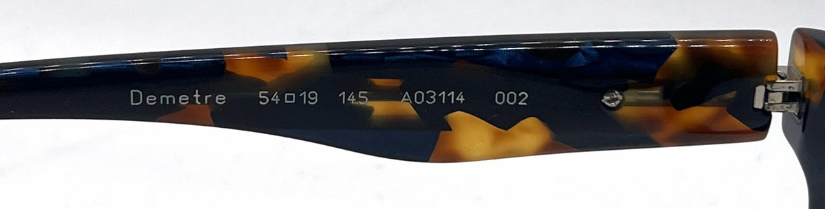 Alain Mikli Demetre A03114 002 Blue / Brown Tortoise Eyeglasses-Unworn-Italy