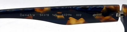Alain Mikli Demetre A03114 002 Blue / Brown Tortoise Eyeglasses-Unworn-Italy