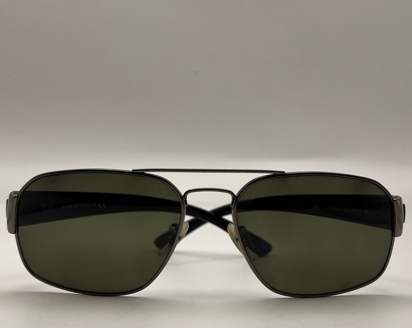 Rayban RB3427 004 58-16 3N-NEW OOAK CUSTOMIZED Green (G-15) Lenses-Case Inc