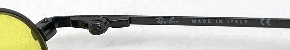 Ray-Ban RB6022 Gunmetal Oval Sunglasses-Custom Yellow Lenses-Unworn