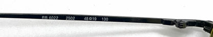 Ray-Ban RB6022 Gunmetal Oval Sunglasses-Custom Yellow Lenses-Unworn