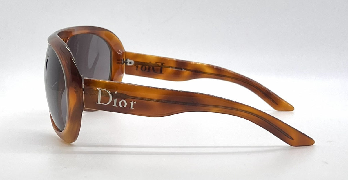 Dior AviaDior 1 056BN Oversized Aviator Luxury Sunglasses-Light Brown-Unworn