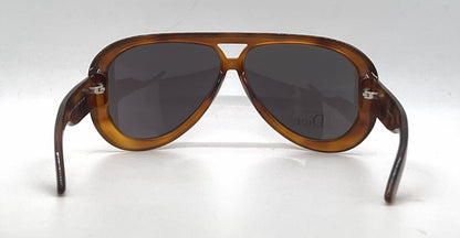 Dior AviaDior 1 056BN Oversized Aviator Luxury Sunglasses-Light Brown-Unworn