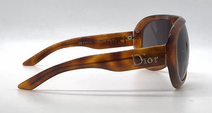 Dior AviaDior 1 056BN Oversized Aviator Luxury Sunglasses-Light Brown-Unworn