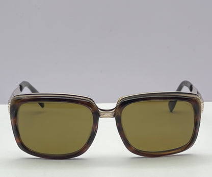 Metzler 6530-12k Gold Filled VINTAGE/ANTIQUE Sunglasses - 60+ Year Old Original-VERY RARE