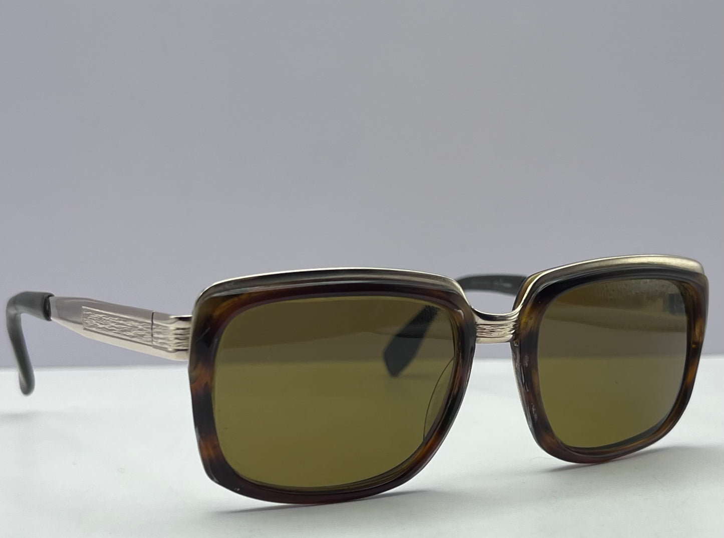 Metzler 6530-12k Gold Filled VINTAGE/ANTIQUE Sunglasses - 60+ Year Old Original-VERY RARE