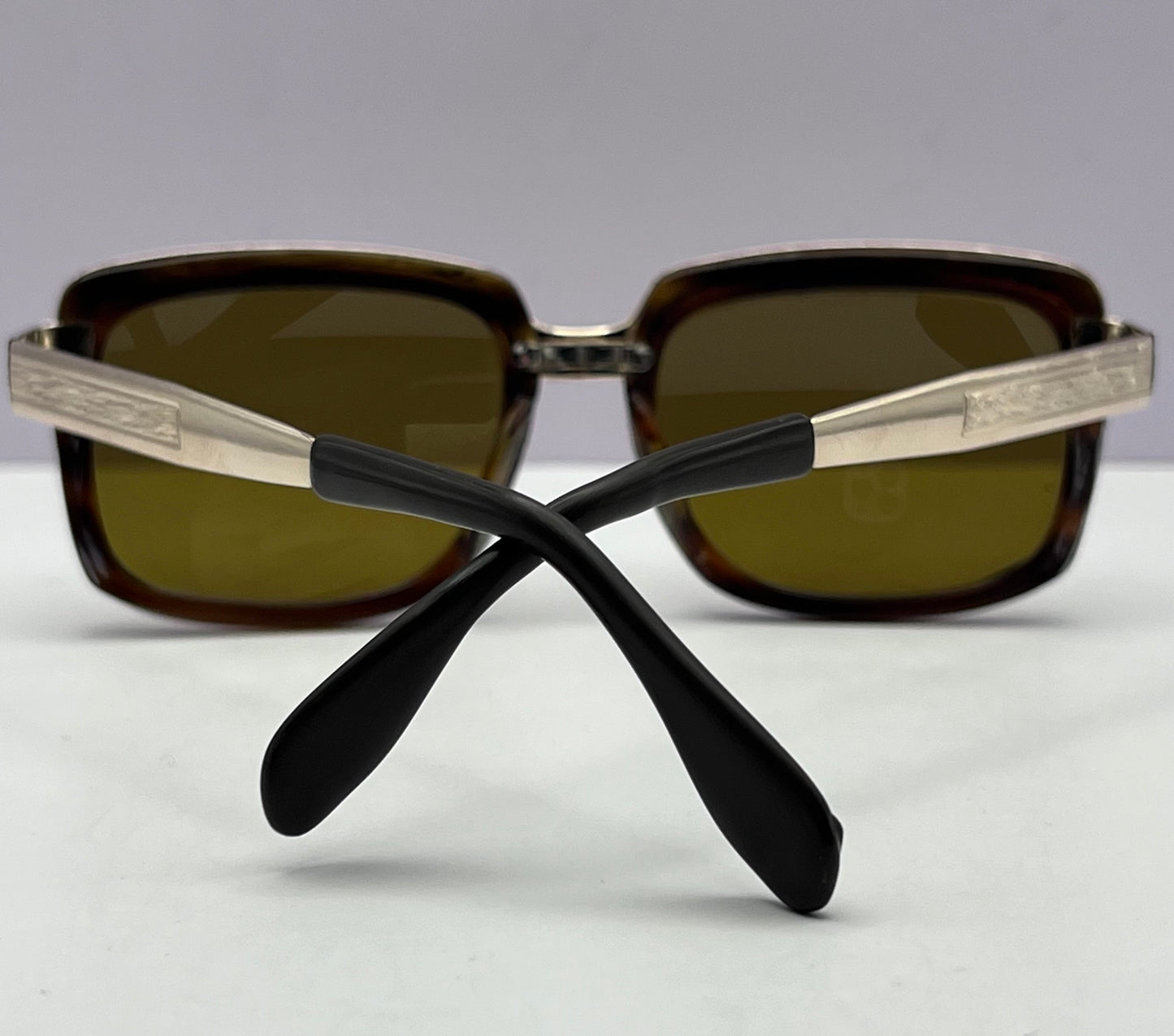 Metzler 6530-12k Gold Filled VINTAGE/ANTIQUE Sunglasses - 60+ Year Old Original-VERY RARE