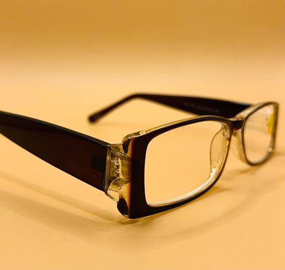 Pablo Zanetti Geometric Narrow Reading Glasses / Colorful Rectangular Frames w/ Aspheric Lens