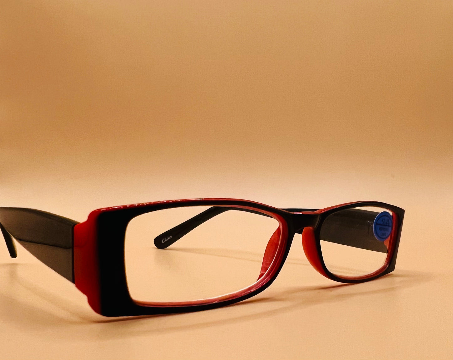 Pablo Zanetti Geometric Narrow Reading Glasses / Colorful Rectangular Frames w/ Aspheric Lens