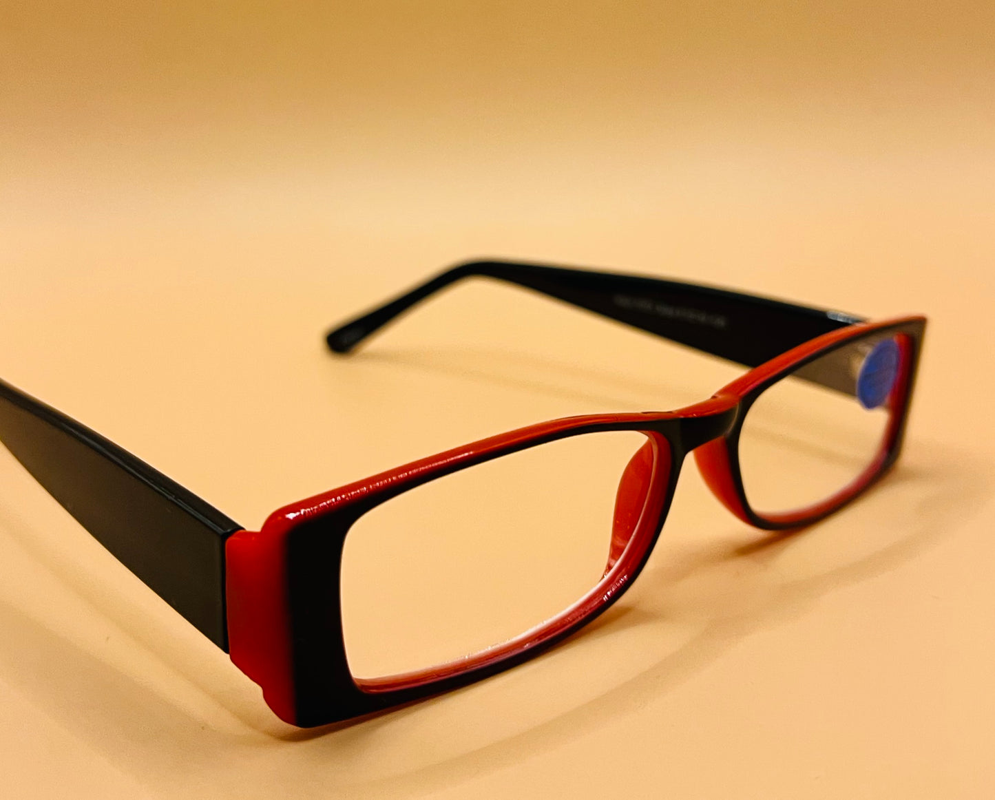 Pablo Zanetti Geometric Narrow Reading Glasses / Colorful Rectangular Frames w/ Aspheric Lens