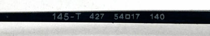Bvlgari 145-T 427 Gunmetal Titanium Rimless Eyeglasses-Unworn-Italy