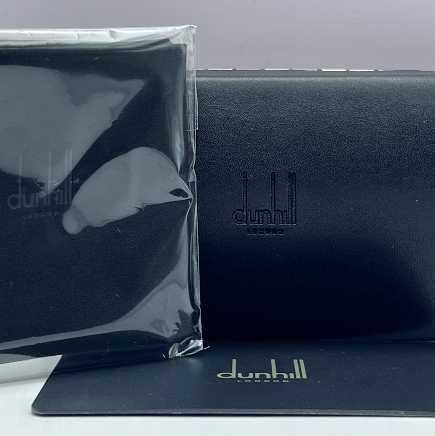 Dunhill SDH130 09MB-Transparent Grey Frame-Gradient Grey Lenses-100% AUTHENTIC