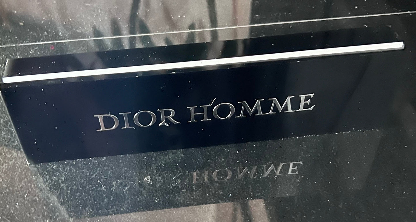 Dior Homme Retail Nameplate-Raised Lettering-Ceramic-10x3x1.25”-Great Condition