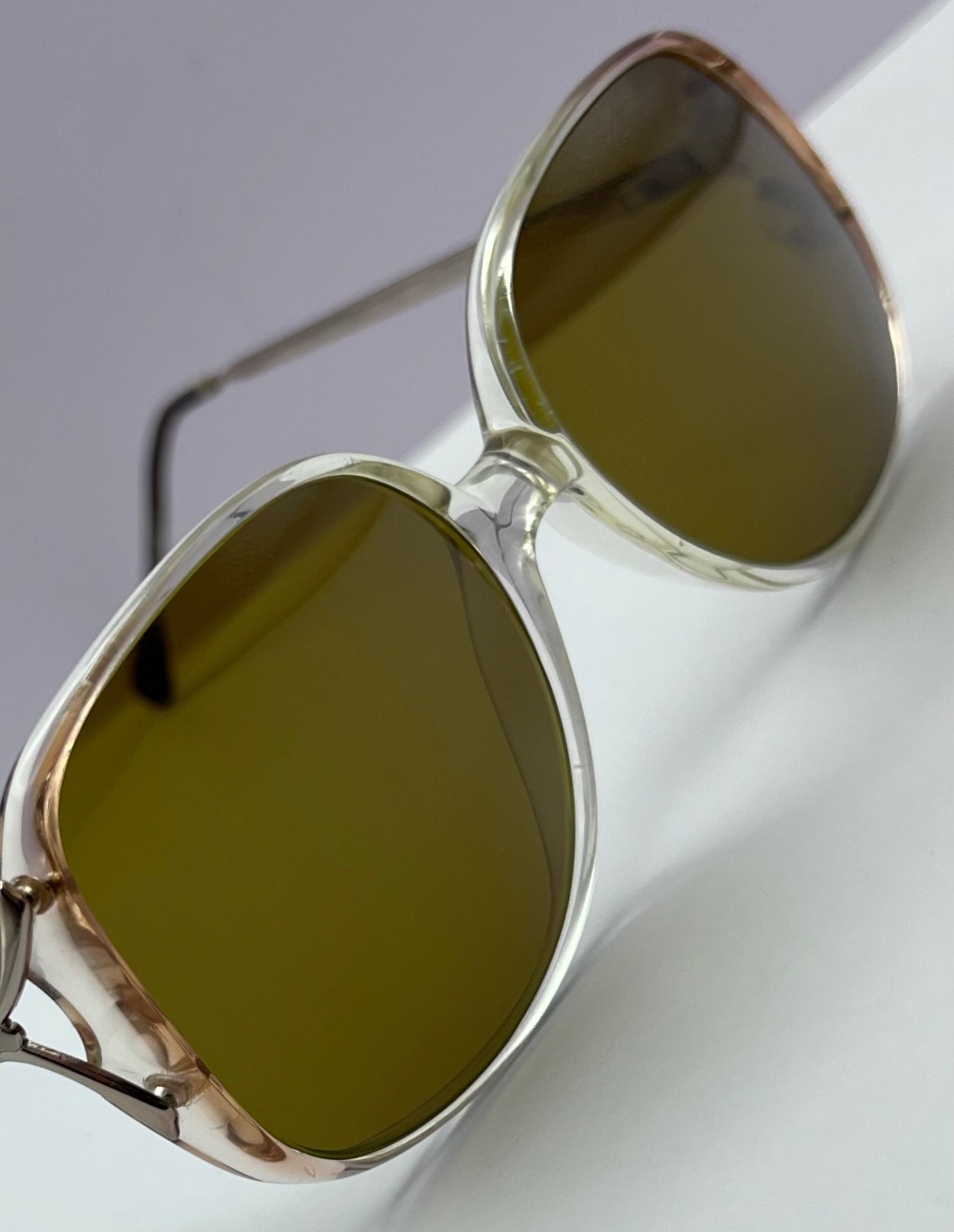 Vintage Luxottica “Colleen”  Frames-RENEWED with Brand New “Berkos Designs” Custom OLIVE Lenses