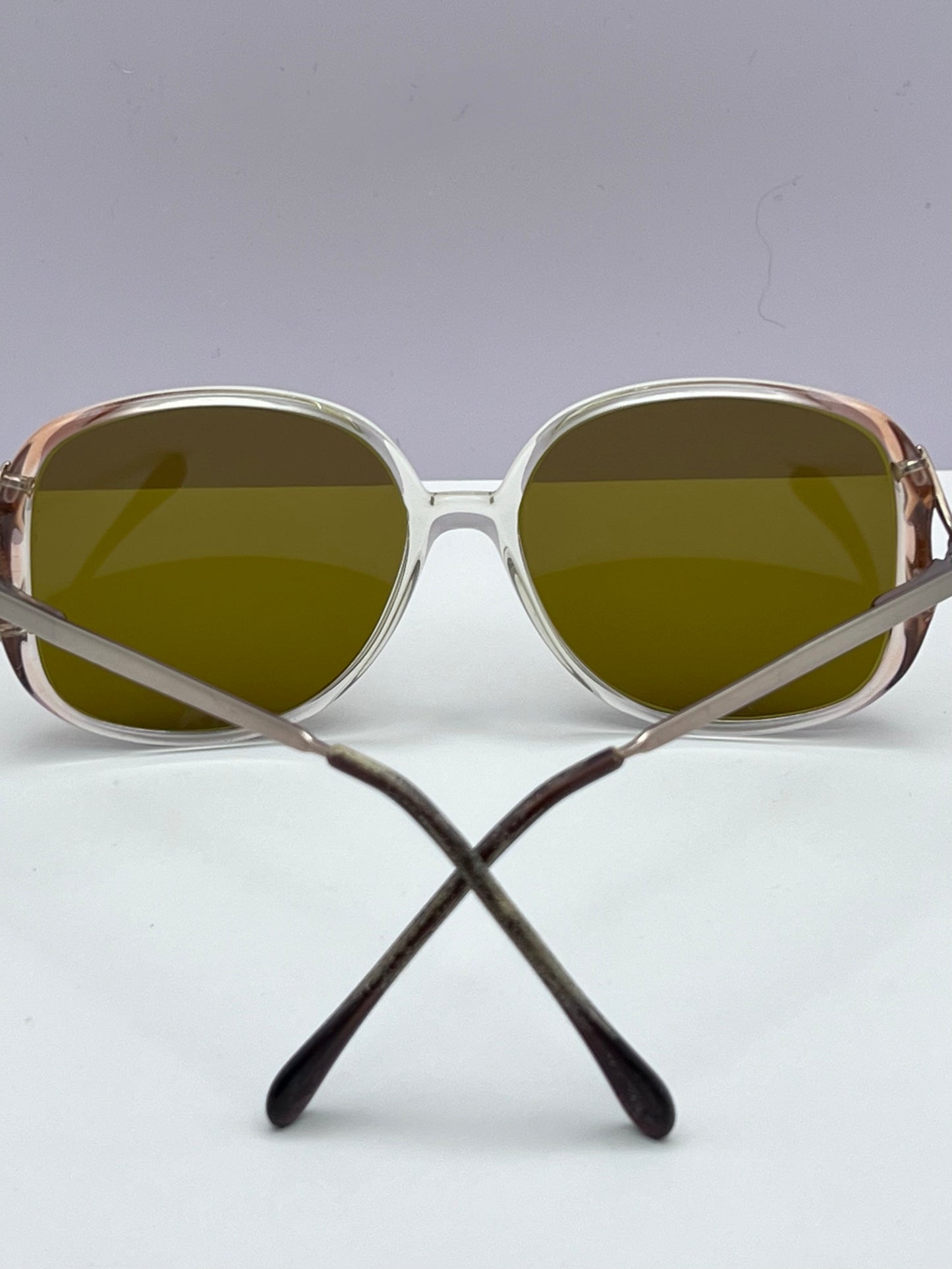 Vintage Luxottica “Colleen”  Frames-RENEWED with Brand New “Berkos Designs” Custom OLIVE Lenses