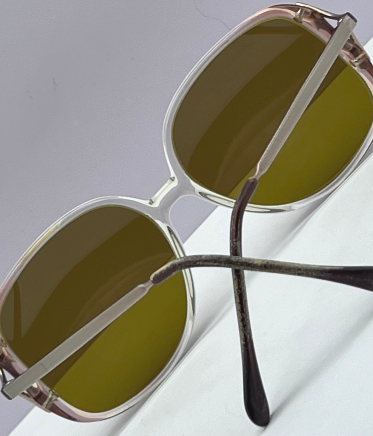 Vintage Luxottica “Colleen”  Frames-RENEWED with Brand New “Berkos Designs” Custom OLIVE Lenses