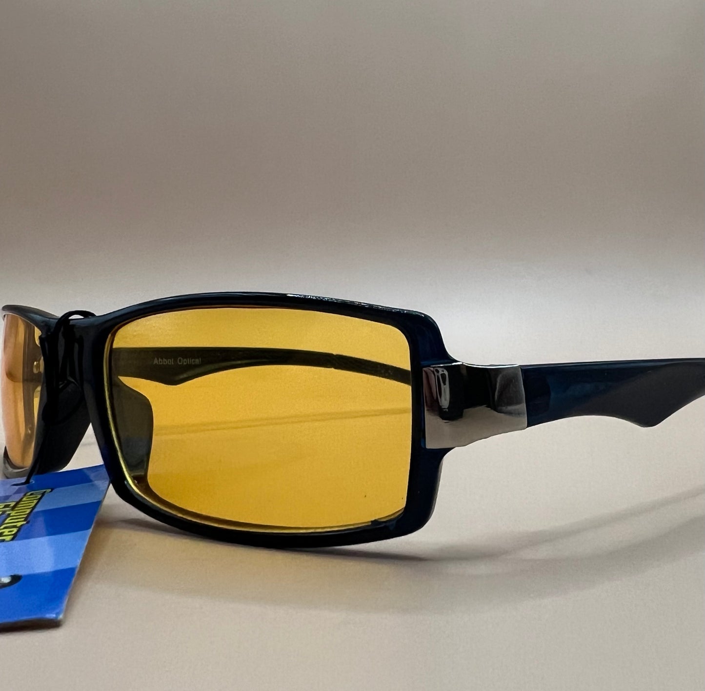 ABBOT OPTICAL AMBER/BLUE LIGHT BLOCKING GAMING & COMPUTER GLASSES MAGNIFICATION 1.75