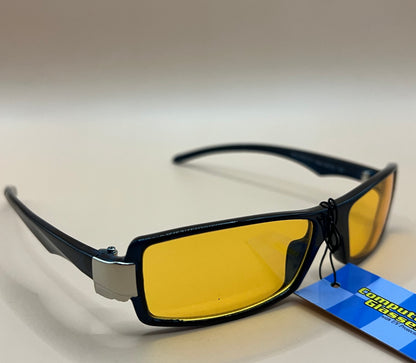 ABBOT OPTICAL / BRAND NEW AMBER/BLUE LIGHT BLOCKING GAMING & COMPUTER GLASSES