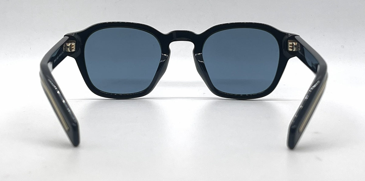 Prada PR A16S 16K-04D Black Geometric Sunglasses-Light Blue Custom Lenses-Unworn