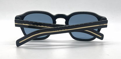 Prada PR A16S 16K-04D Black Geometric Sunglasses-Light Blue Custom Lenses-Unworn