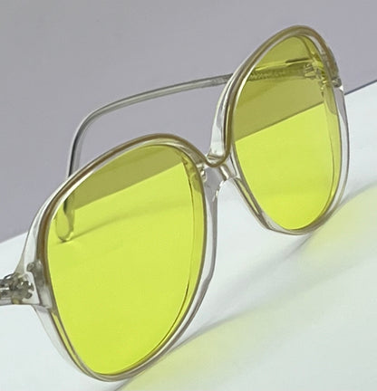 VINTAGE FRAMES - RENEWED Into Sunglasses-with Brand New CUSTOM “Berkos Designs” Lenses