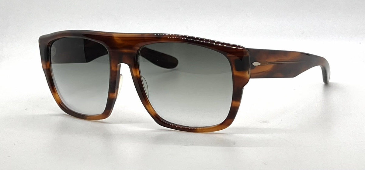 Ray-Ban B&L Drifter Tortoise Square Sunglasses-Grey Green Gradient Lenses-Unworn