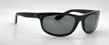 Ray-Ban B&L Balorama Black Wrap Sunglasses-G-15 Green Lenses-Unworn