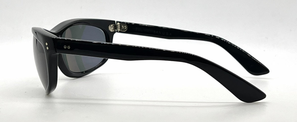 Ray-Ban B&L Balorama Black Wrap Sunglasses-G-15 Green Lenses-Unworn