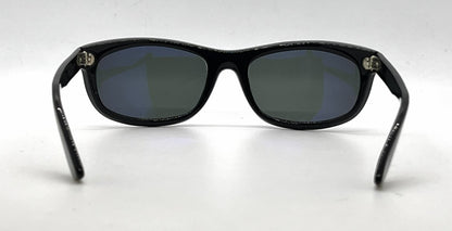 Ray-Ban B&L Balorama Black Wrap Sunglasses-G-15 Green Lenses-Unworn