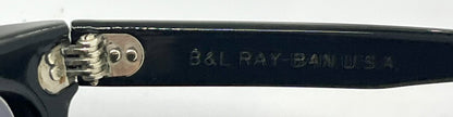 Ray-Ban B&L Balorama Black Wrap Sunglasses-G-15 Green Lenses-Unworn