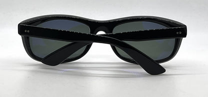 Ray-Ban B&L Balorama Black Wrap Sunglasses-G-15 Green Lenses-Unworn