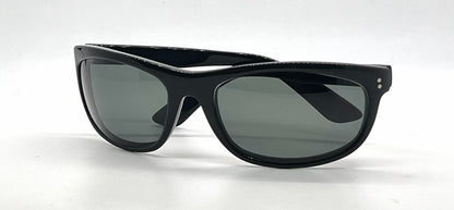 Ray-Ban B&L Balorama Black Wrap Sunglasses-G-15 Green Lenses-Unworn