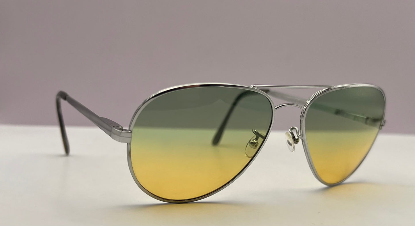 Vintage Silver Pilot Frames from France Renewed with Brand New Berko’s Designs Custom Lenses