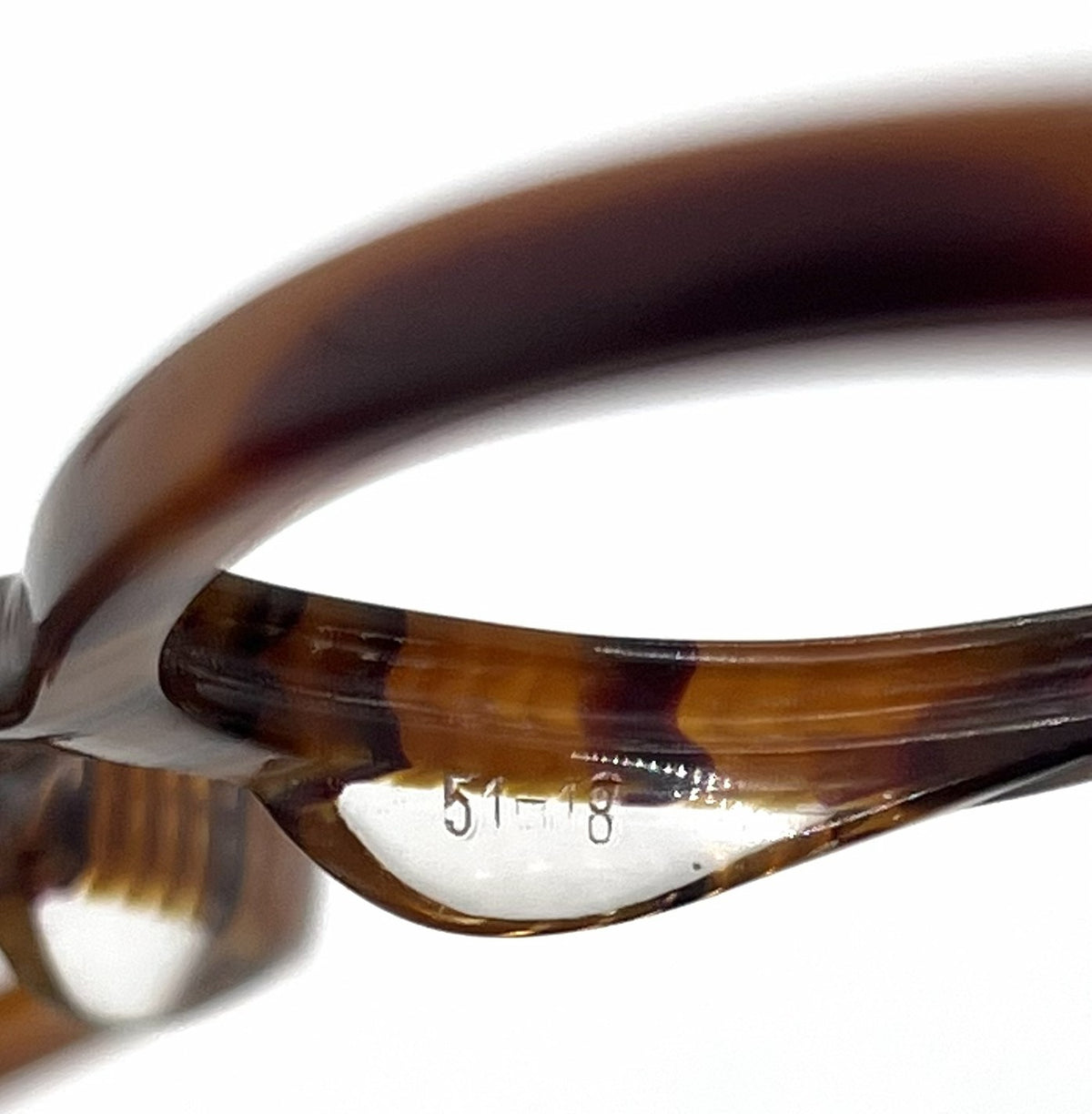 Prada VPR 06F 0BP-101 Brown Woodgrain Vintage Eyeglasses-Unworn-Italy