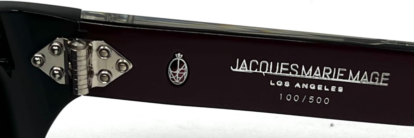 Jacques Marie Mage WALKER in BLOODSTONE Sunglasses-Ltd 500-Full Kit/UNWORN